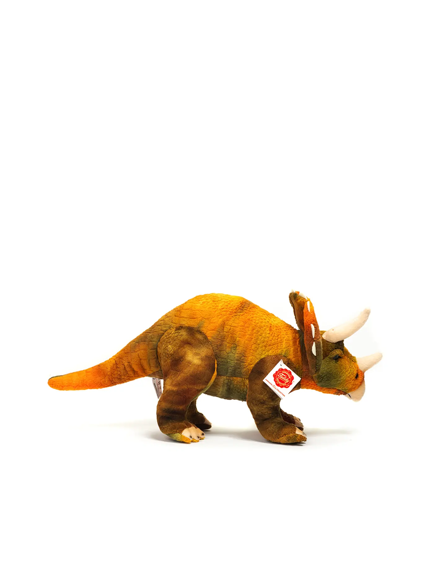 HERMANN TEDDY | Plüschtier - Dinosaurier Triceratops 42cm | 